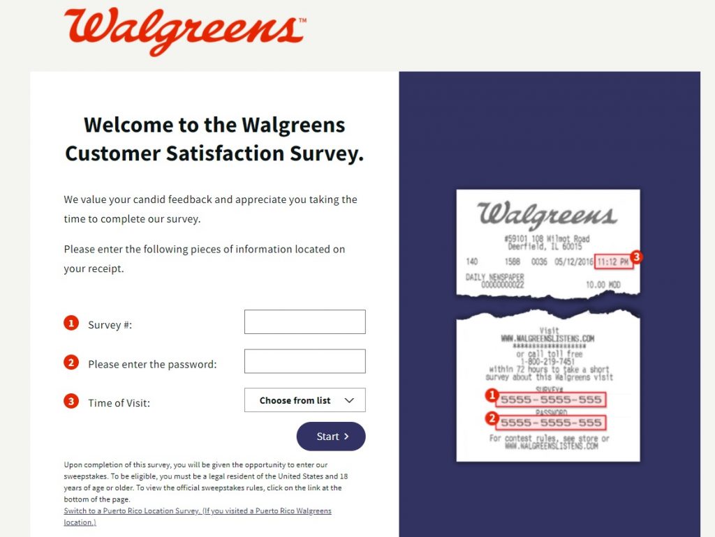 Walgreens Listens Survey